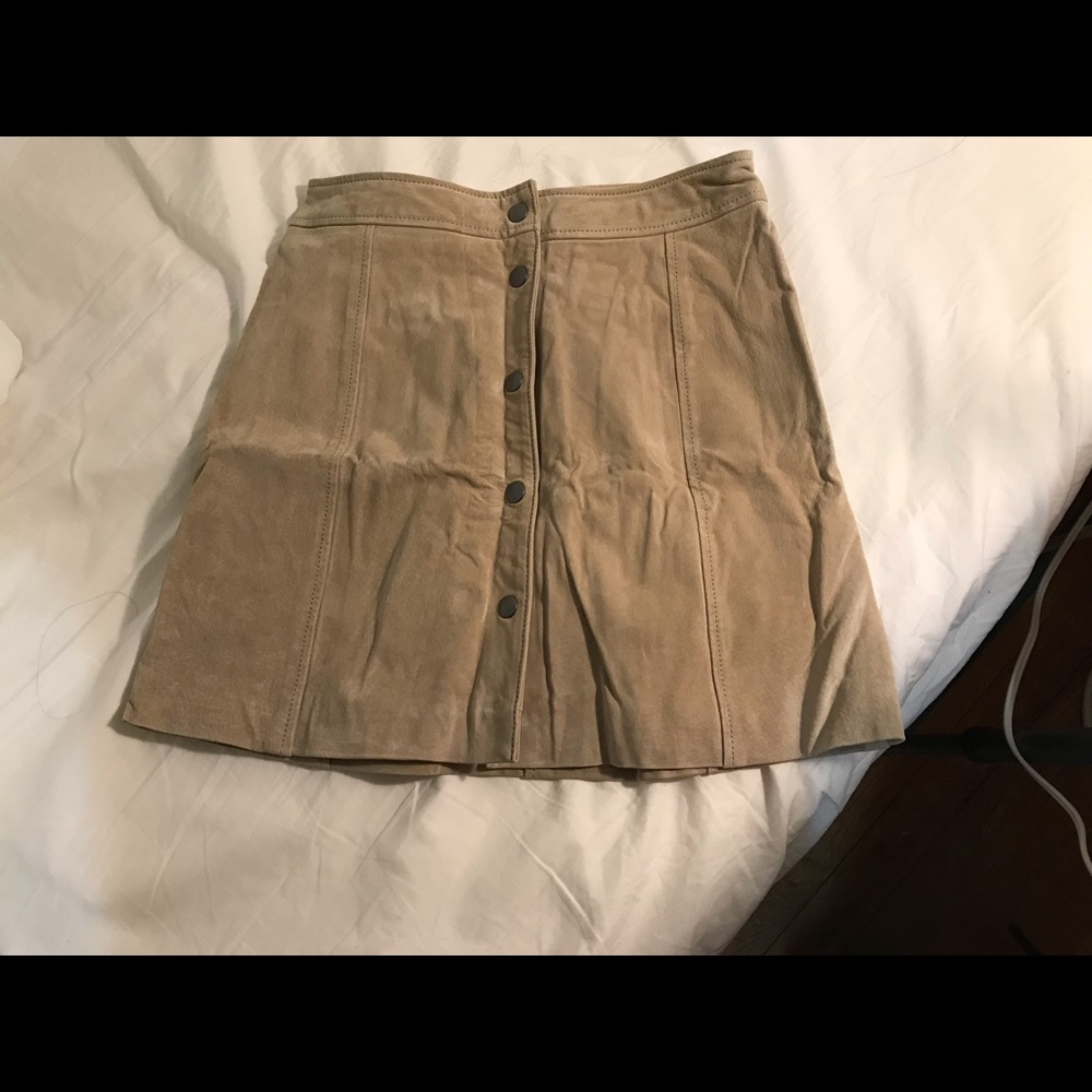 Urban outfitters suede mini skirt